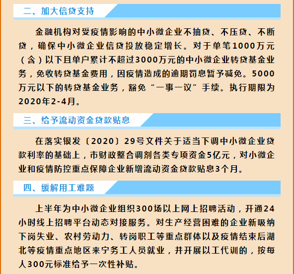 南京市10条政策措施促进中小微企业稳定发展